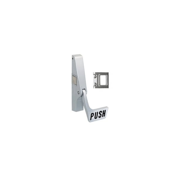 Satin Aluminum 10 Series Left Hand Reverse Bevel Paddle Rim Panic Exit Device